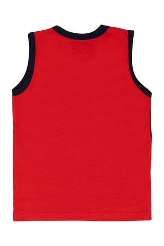 T-shirt et bermuda - Rouge et bleu marine