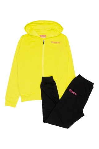 Sweat et pantalon - Vert fluo et noir