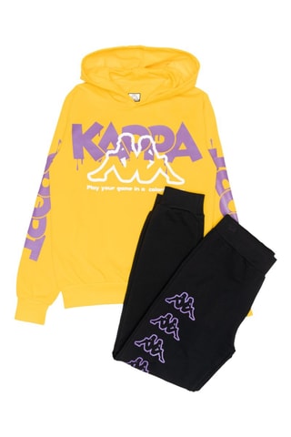 Sweat à capuche et pantalon - Jaune