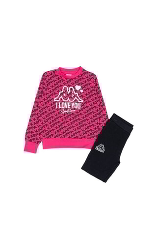 Sweat et pantalon - Fuchsia et noir