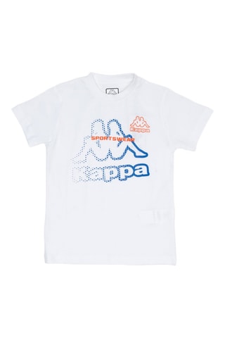 T-shirt et short - Blanc et bleu cobalt