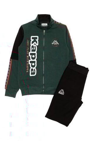 Ensemble veste et jogging - Vert forêt et noir