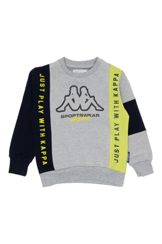 Ensemble sweat et jogging - Gris clair et bleu foncé