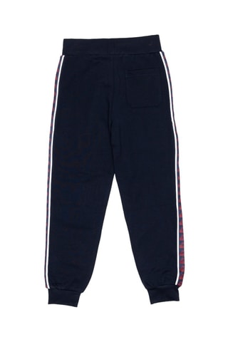 Ensemble sweat à capuche et jogging - Bleu foncé et rouge