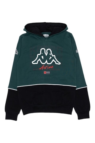 Ensemble sweat à capuche et jogging - Vert forêt et noir