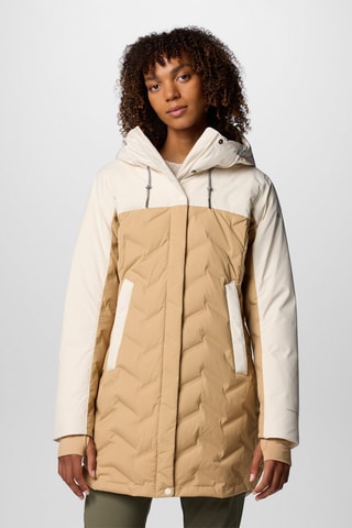 Veste longue à capuche Croo™ III - Marron et beige