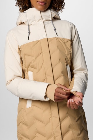 Veste longue à capuche Croo™ III - Marron et beige