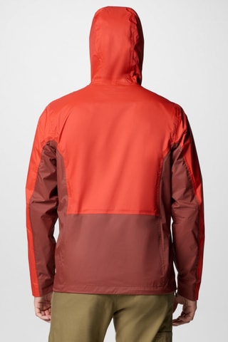 Coupe-vent pliable à capuche Pouring Adventure™ III - Rouge
