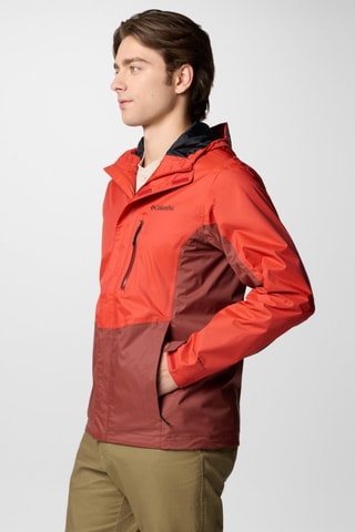 Coupe-vent pliable à capuche Pouring Adventure™ III - Rouge