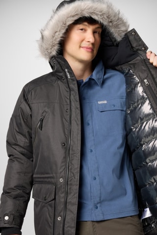 Parka à capuche Barlow Pass II TurboDown - Noir