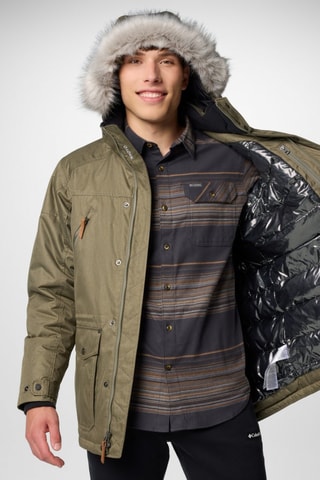 Parka à capuche Barlow Pass II TurboDown - Vert