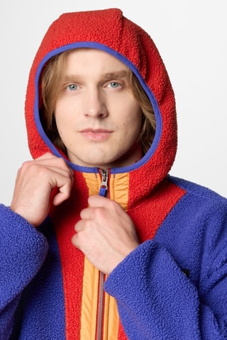 Veste polaire à capuche Backbowl™ - Bleu