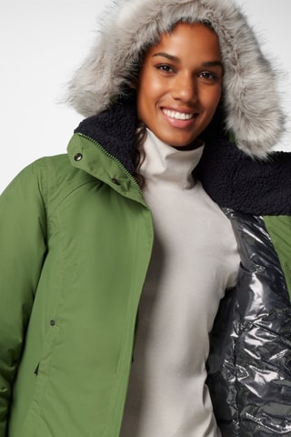 Parka à capuche Icelandite TurboDown II - Vert