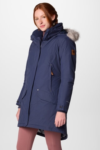 Parka à capuche Icelandite TurboDown II - Bleu marine