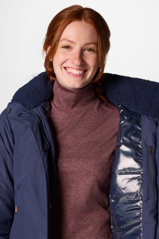 Parka à capuche Icelandite TurboDown II - Bleu marine