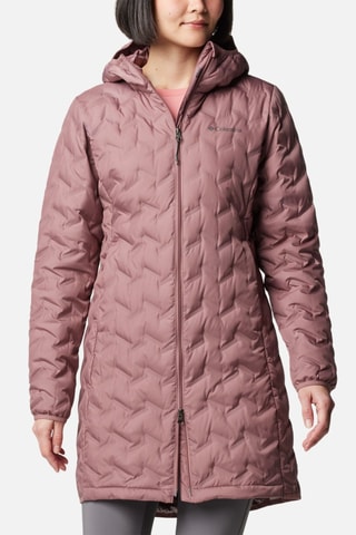 Doudoune longue à capuche Delta Ridge™ II - Vieux rose