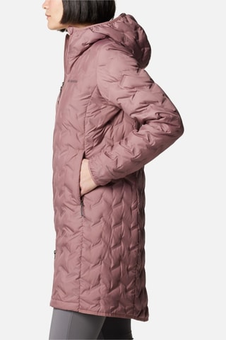 Doudoune longue à capuche Delta Ridge™ II - Vieux rose