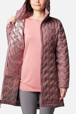 Doudoune longue à capuche Delta Ridge™ II - Vieux rose