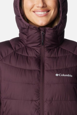Doudoune longue à capuche Powder Lite™ II Mid - Violet foncé