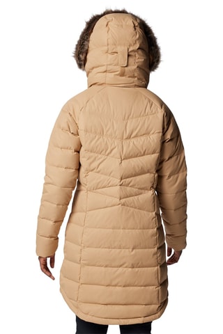 Doudoune longue à capuche Isle™ - Marron