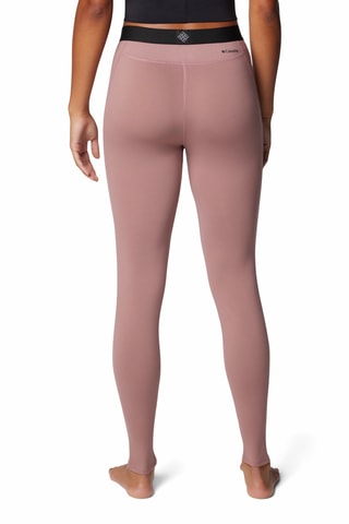 Legging de randonnée taille haute Midweight Stretch - Mauve