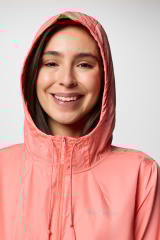 Coupe-vent à capuche Flash Forward™ II - Rose et rouge