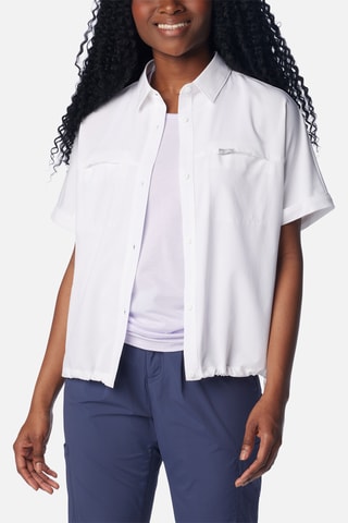 Chemisier relaxed Boundless Trek™ II - Blanc