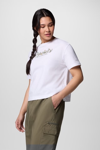 T-shirt regular en coton biologique Rolling Bend™ - Blanc