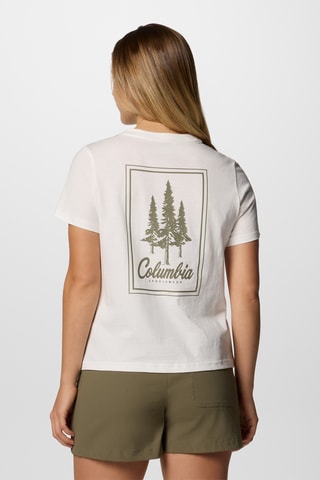 T-shirt regular en coton biologique Rolling Bend™ - Blanc