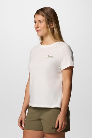 T-shirt regular en coton biologique Rolling Bend™ - Blanc