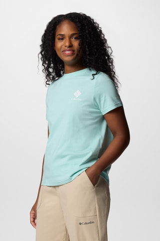 T-shirt regular en coton biologique Rolling Bend™ - Vert d’eau