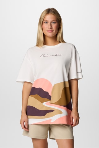 T-shirt regular en coton biologique Rolling Bend™ - Blanc