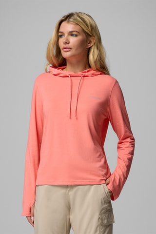 Sweat à capuche W EU Sun Trek™ - Rouge