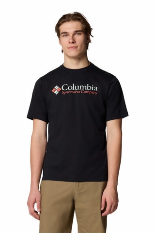 T-shirt regular en coton biologique CSC Basic Logo™ - Noir