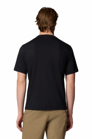 T-shirt regular en coton biologique CSC Basic Logo™ - Noir