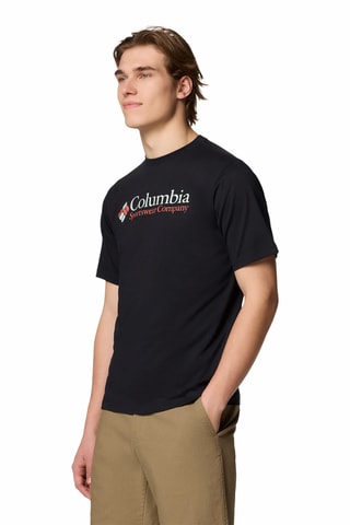 T-shirt regular en coton biologique CSC Basic Logo™ - Noir