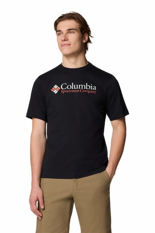 T-shirt regular en coton biologique CSC Basic Logo™ - Noir