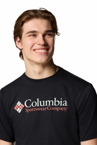 T-shirt regular en coton biologique CSC Basic Logo™ - Noir