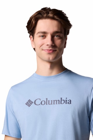 T-shirt regular en coton biologique CSC Basic Logo™ - Bleu