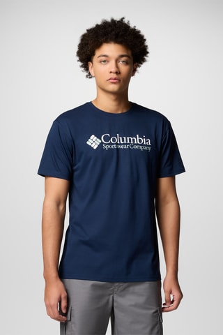 T-shirt regular en coton biologique CSC Basic Logo™ - Bleu marine