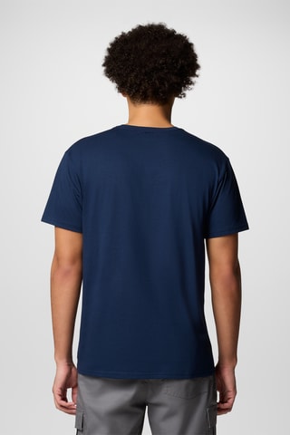 T-shirt regular en coton biologique CSC Basic Logo™ - Bleu marine