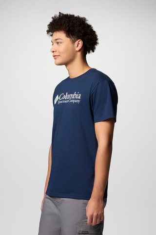 T-shirt regular en coton biologique CSC Basic Logo™ - Bleu marine