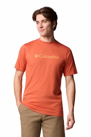 T-shirt regular en coton biologique CSC Basic Logo™ - Orange