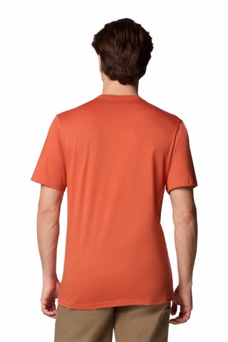 T-shirt regular en coton biologique CSC Basic Logo™ - Orange