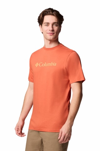 T-shirt regular en coton biologique CSC Basic Logo™ - Orange