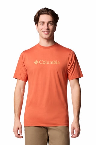 T-shirt regular en coton biologique CSC Basic Logo™ - Orange