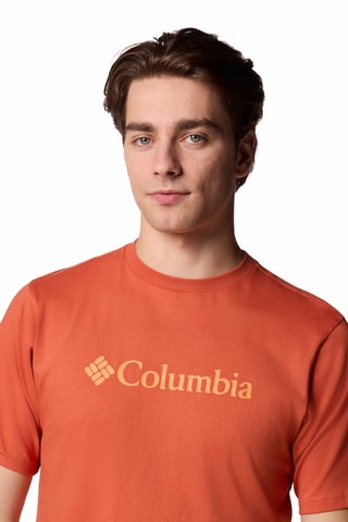 T-shirt regular en coton biologique CSC Basic Logo™ - Orange