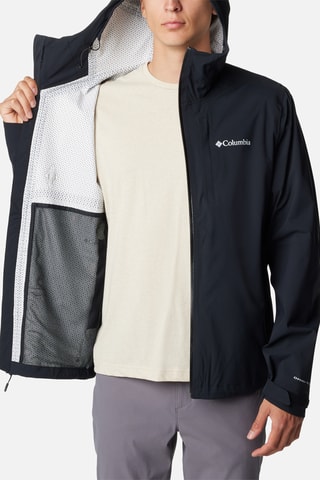 Coupe-vent à capuche Ampli-Dry™ - Noir