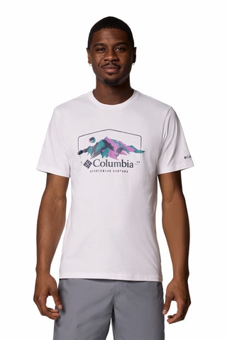 T-shirt regular en coton biologique Path Lake™ - Blanc