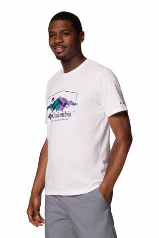 T-shirt regular en coton biologique Path Lake™ - Blanc